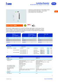 Thumbnail of document Data Sheet - 9265 Isolating repeatere